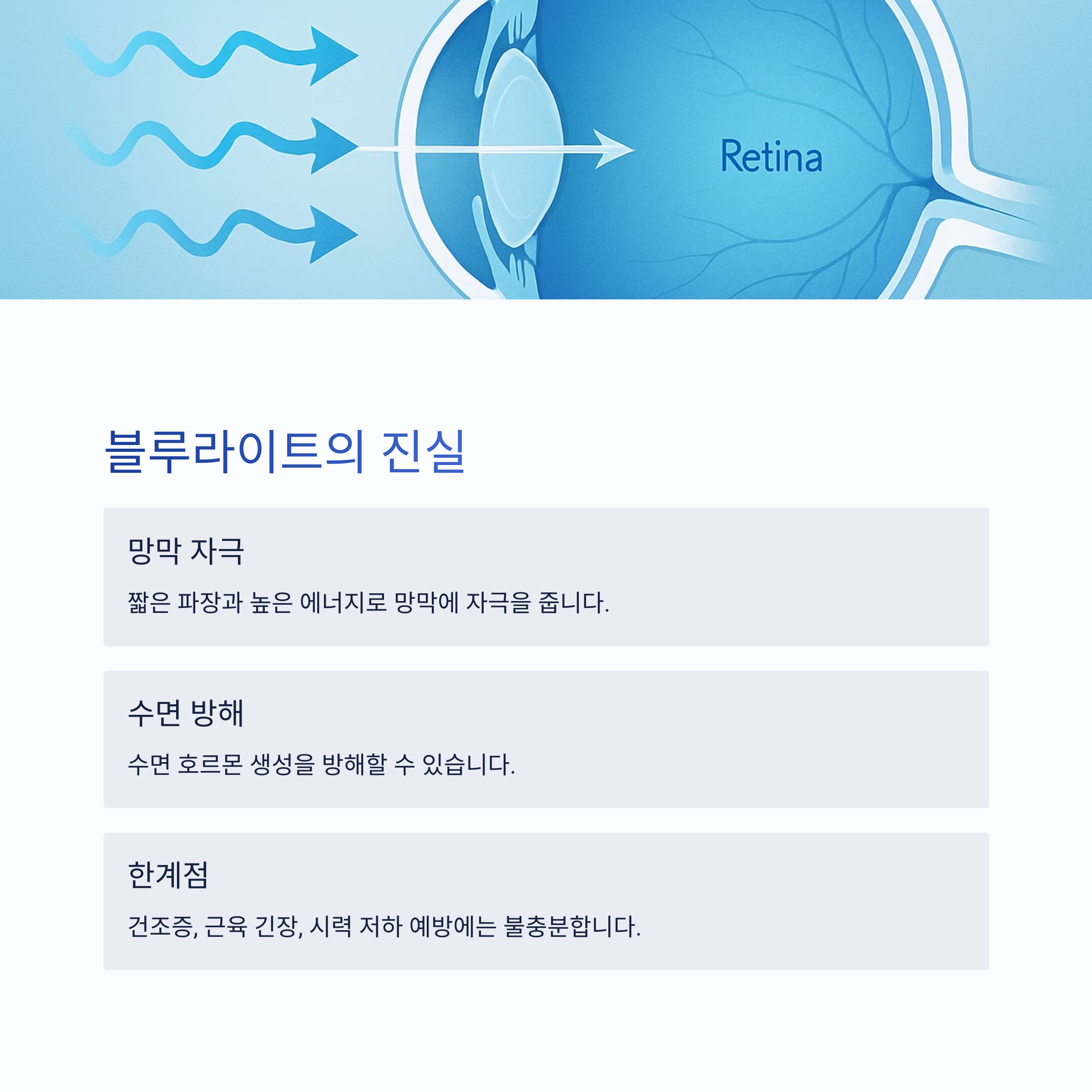 블루라이트의 진실