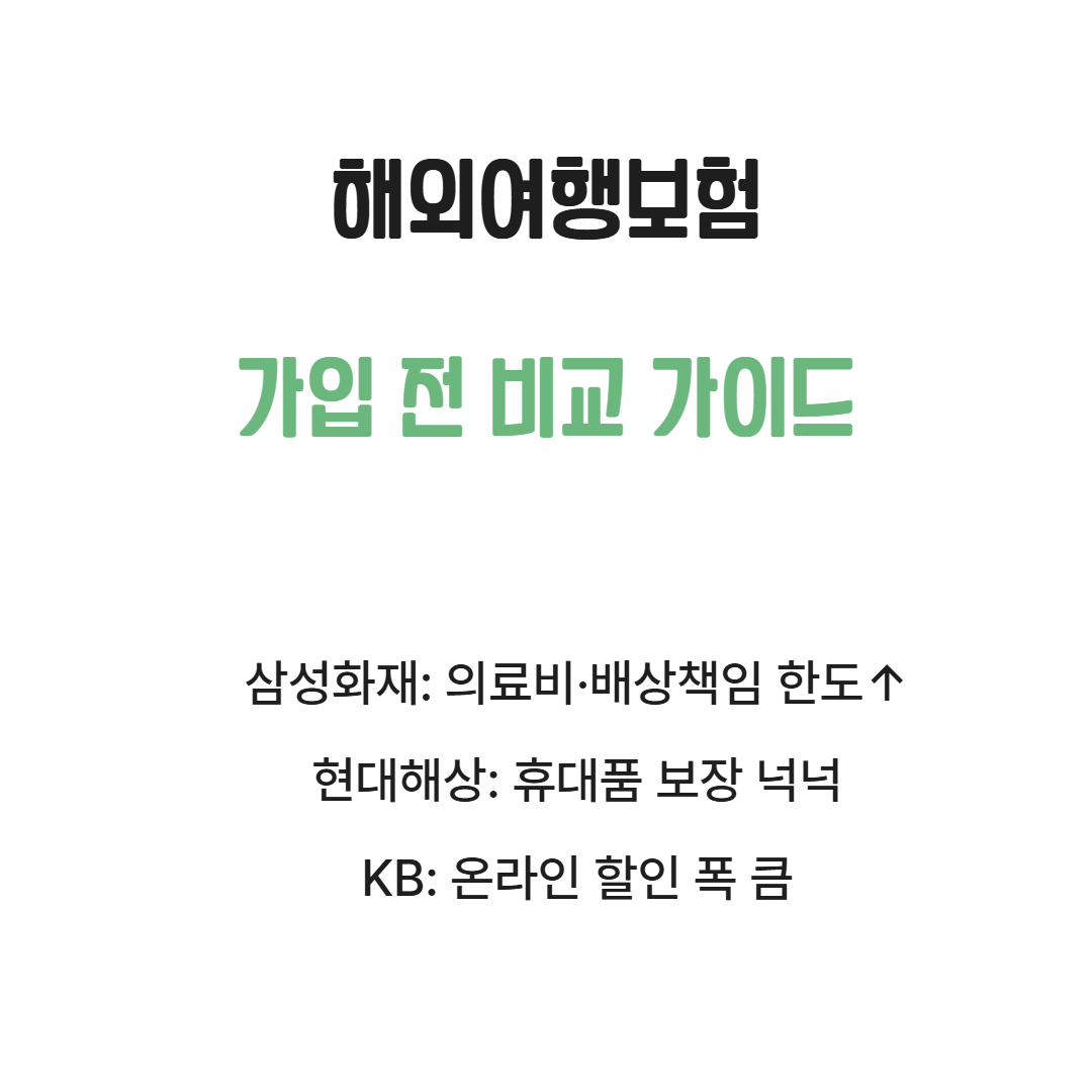 올해 해외여행보험, 뭐가 제일 좋을까? 관련사진