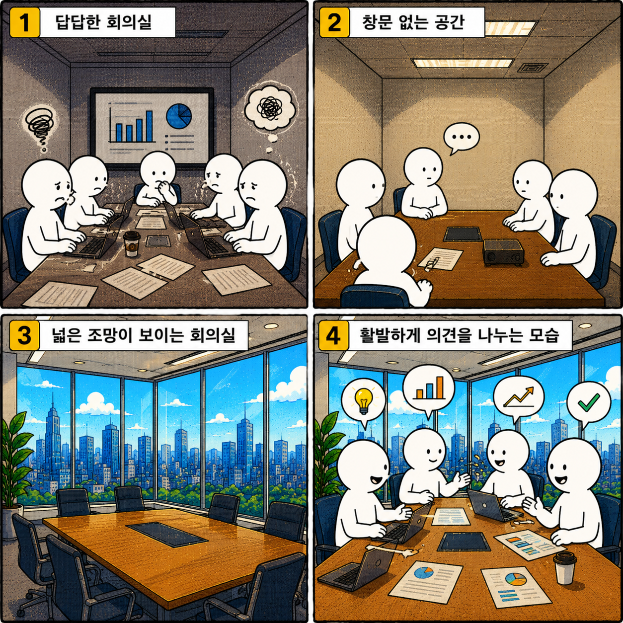 전망 좋은 회의실을 선호하는 이유