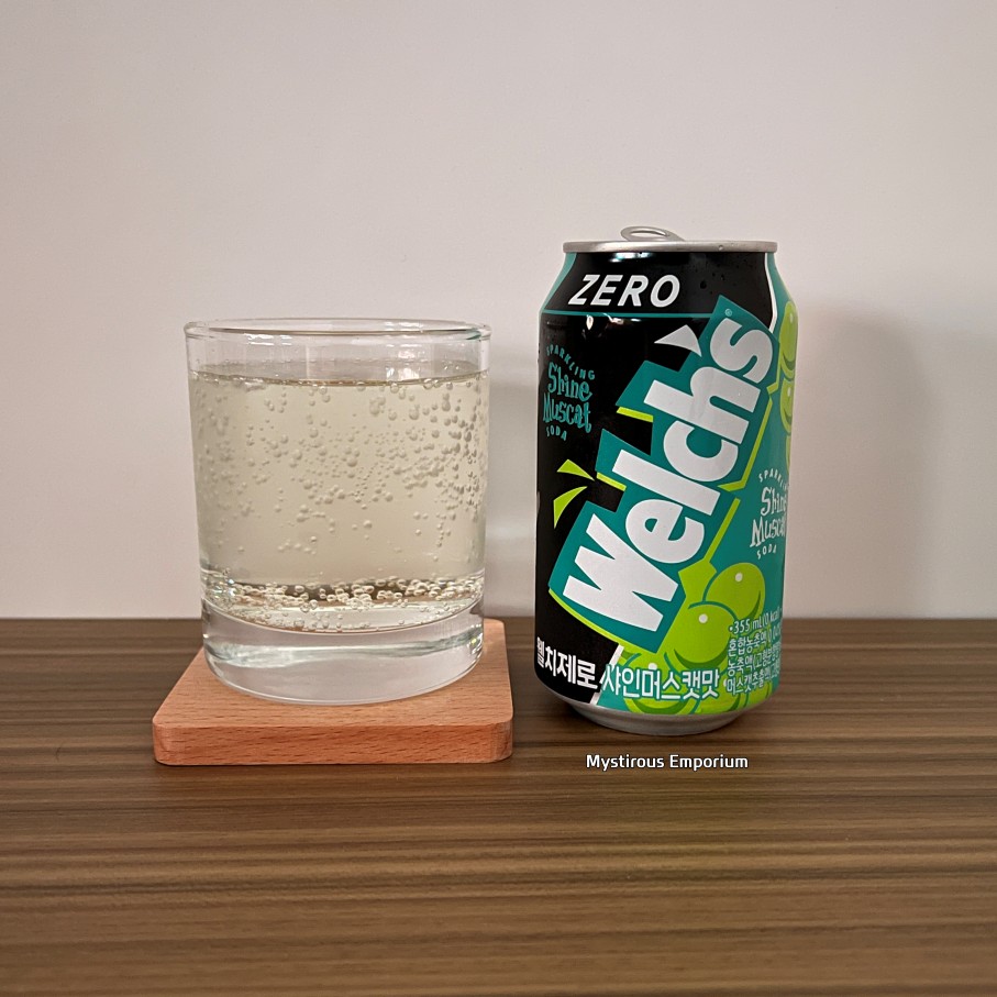 웰치스 제로 샤인머스캣맛 Welche's Zero Shine Muscat Soda