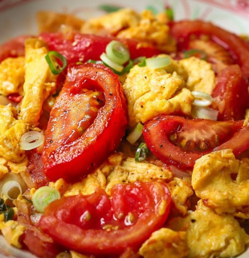 토마토 달걀볶음 요리 만들기