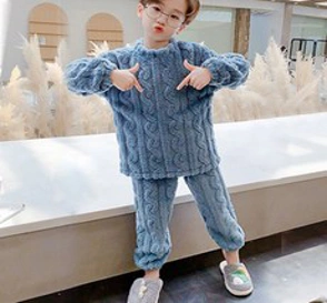 오렌지다몸 여아용 꼬임패턴 수면 실내복