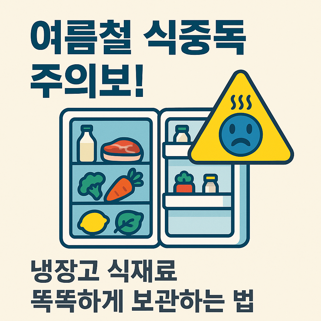 여름철냉장고식재료보관법