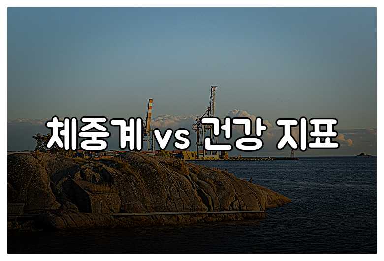 체중계 vs 건강 지표