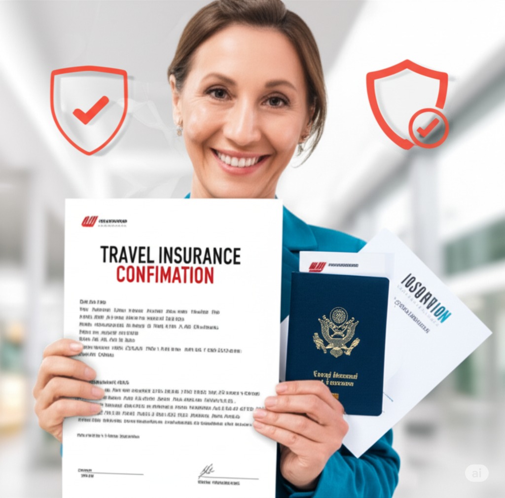 여행자 보험 확인서