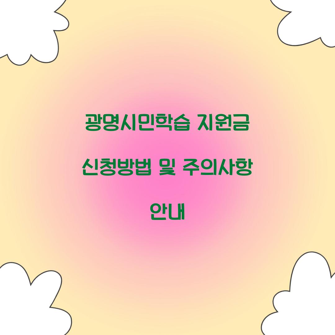 광명시민학습