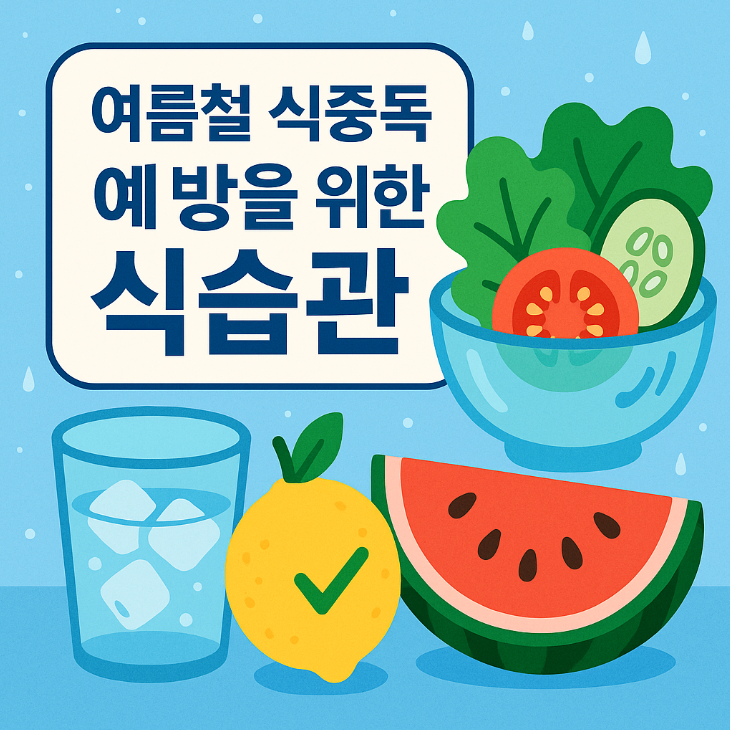 여름철식중독예방