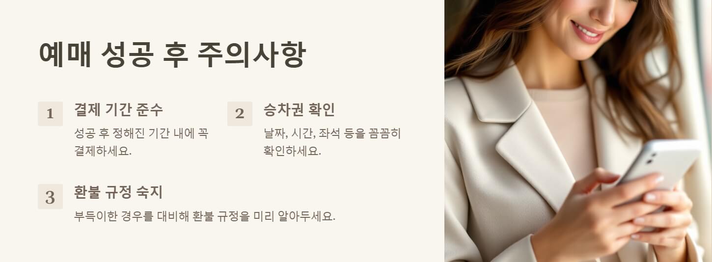 설날 기차표 예매