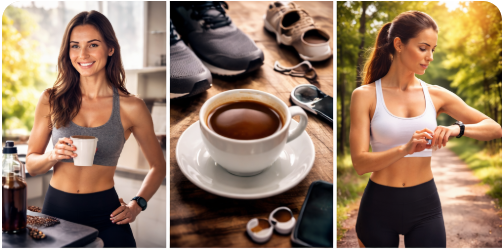 달리기 전 커피