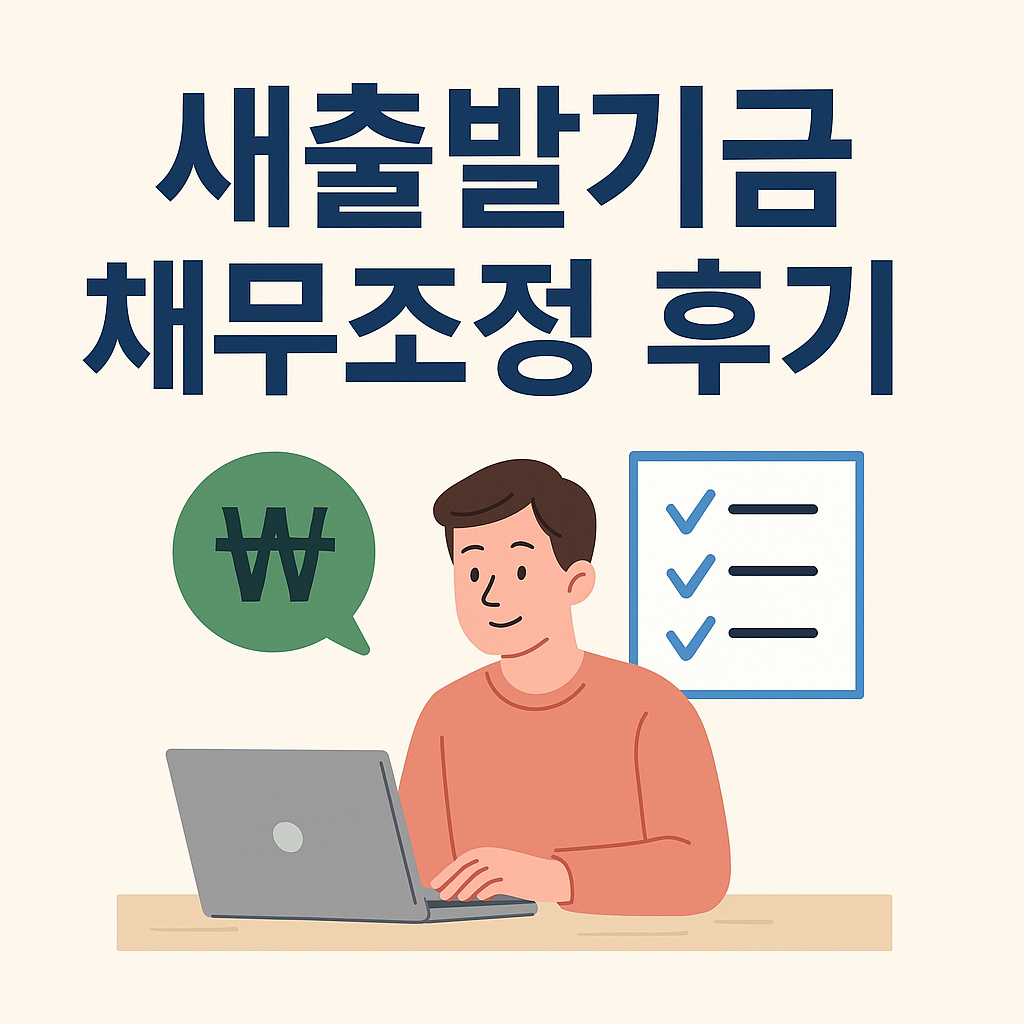 새출발기금 채무조정 후기