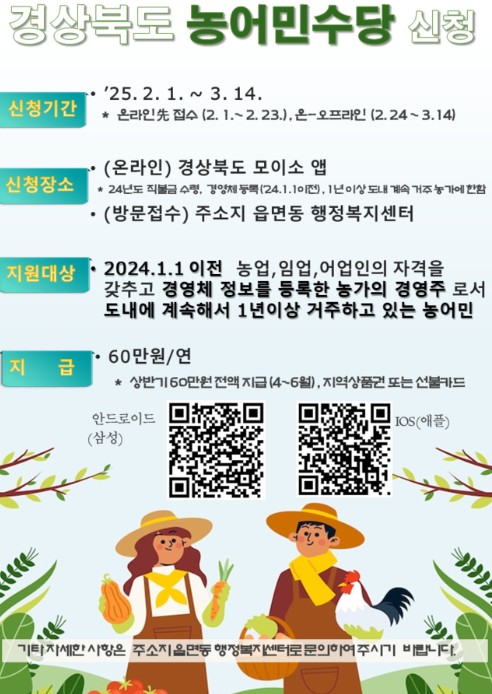 경상북도 농어민 수당