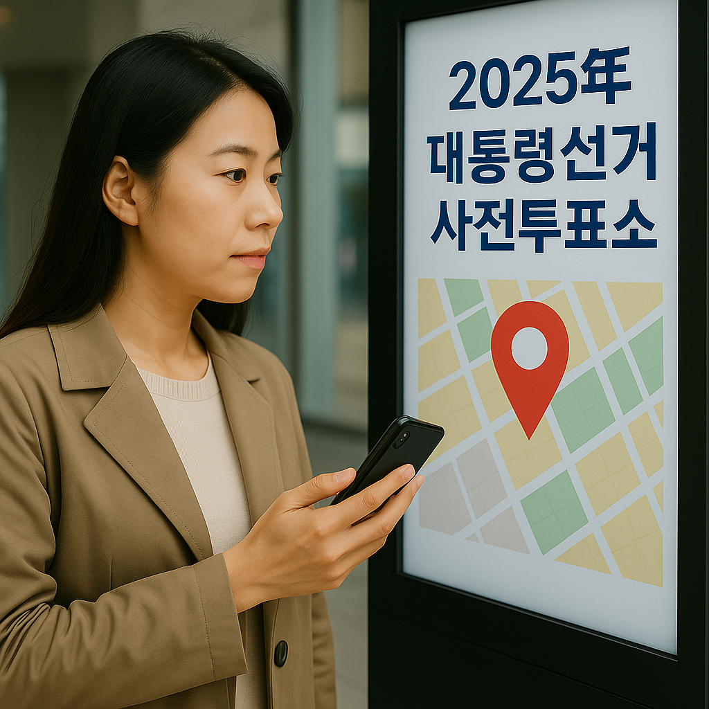 사전투표소 장소 찾기