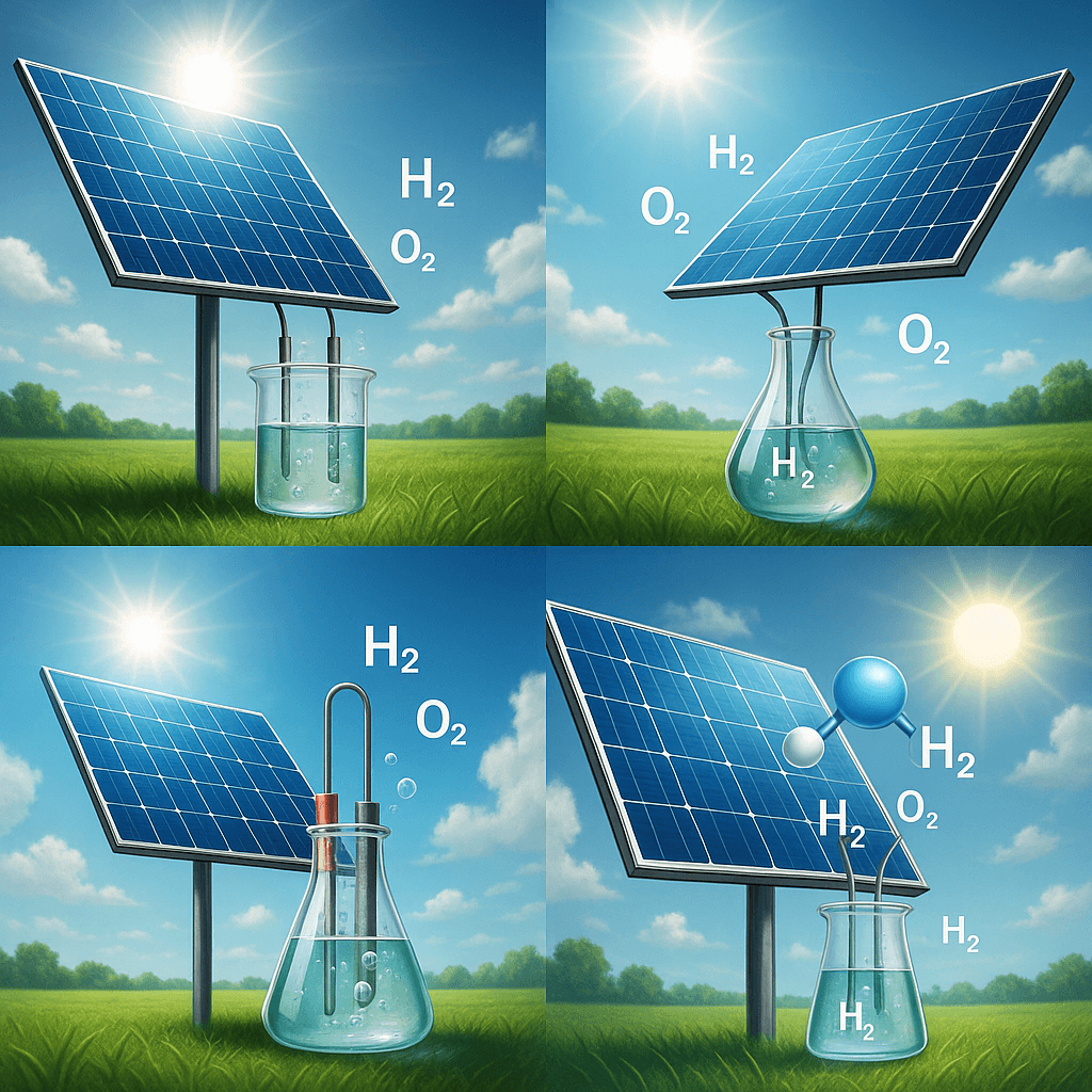 인공 광합성 기본 수소 생산