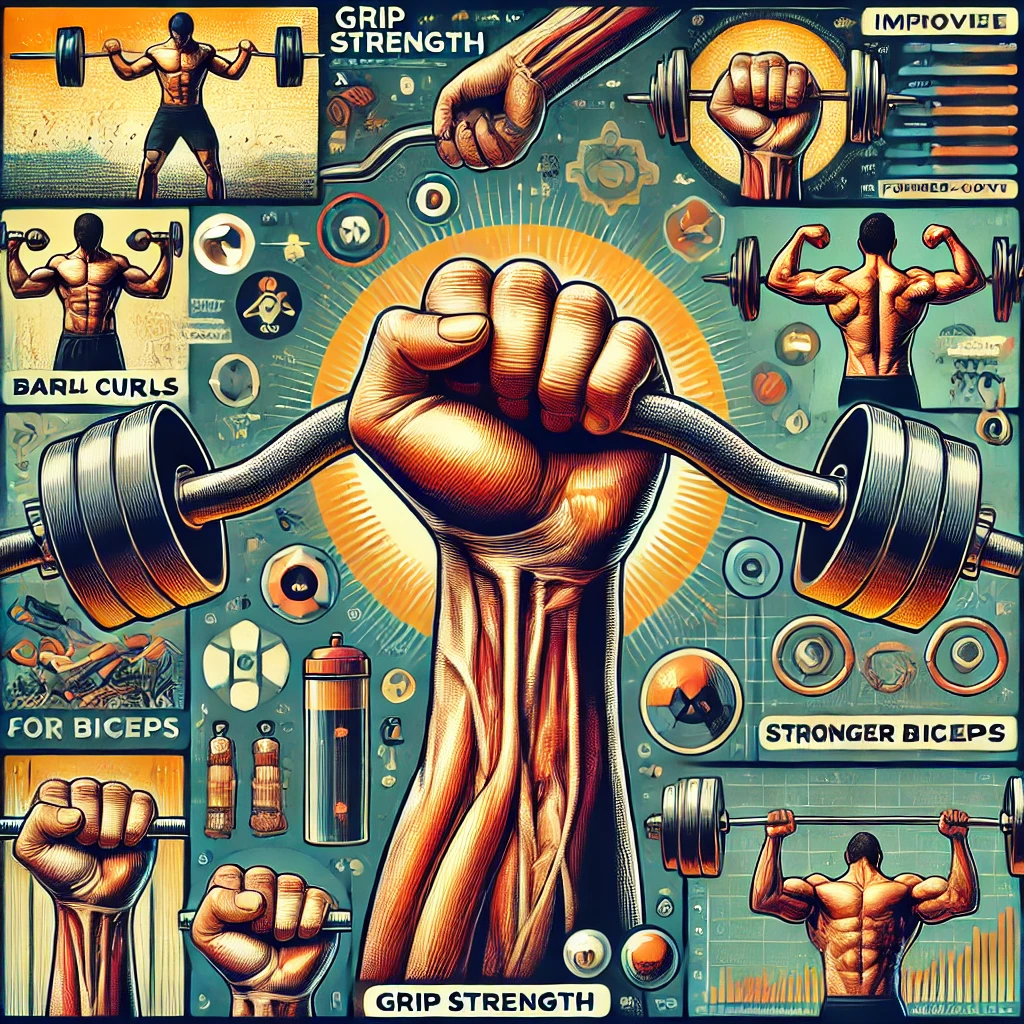 더 강한 이두근 발달에 있어 악력의 역할