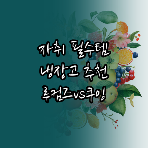 자취생 필수템 콤비 냉장고 추천 루컴..