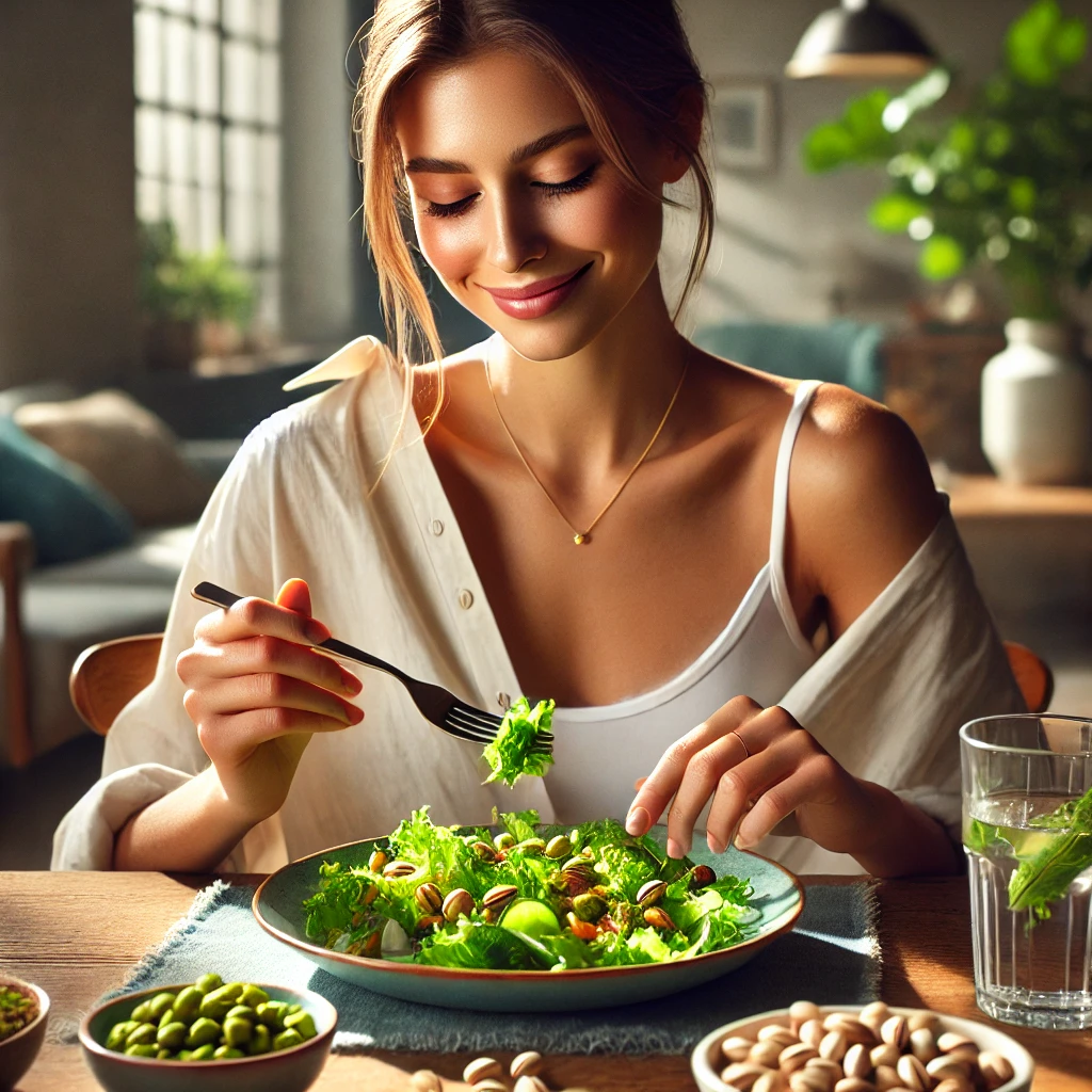 피스타치오-먹는-여자