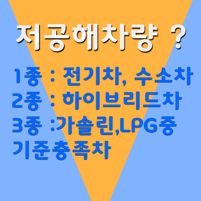 저공해차량이란?