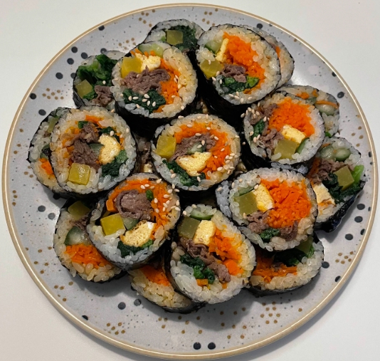 한국 음식 종류-불고기 김밥