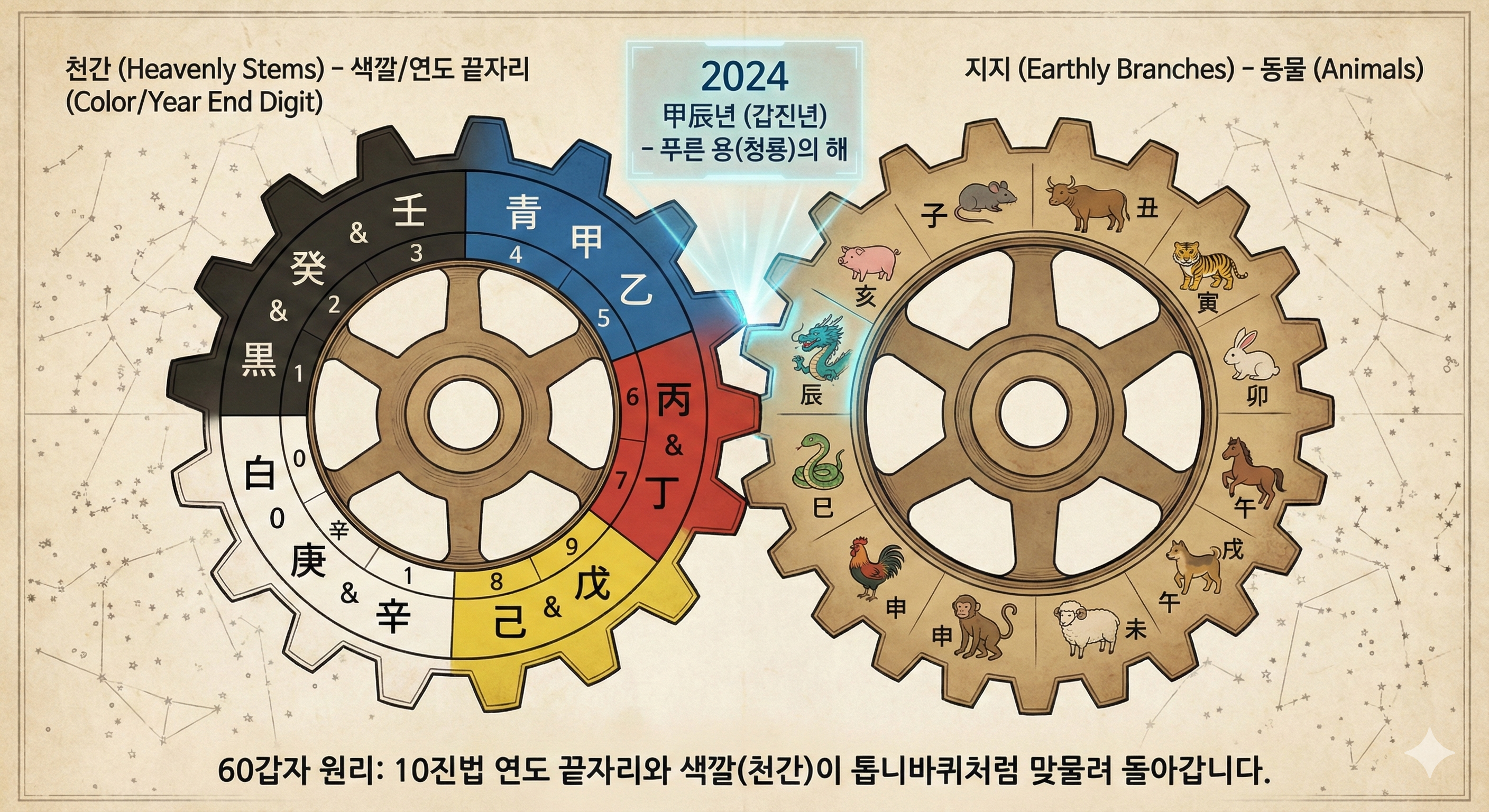 동양의 전통 날짜 계산법인 '60갑자'