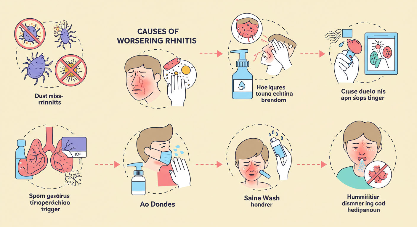 비염 악화 원인, 이렇게 피하세요