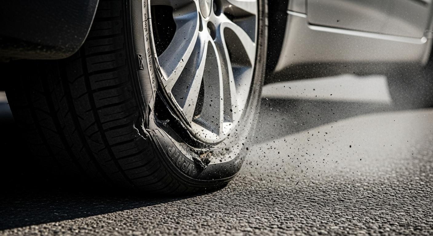 자동차 타이어 터지는 꿈