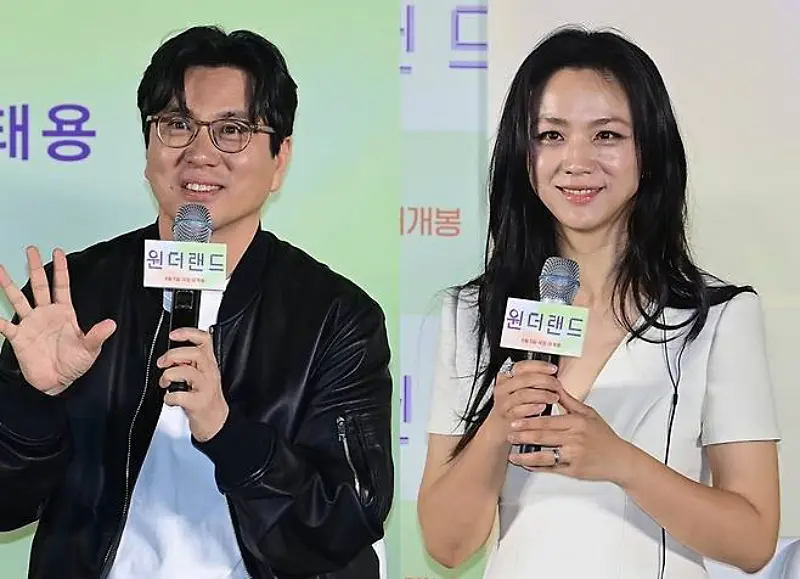 원더랜드 연출을 맡은 김태용 감독과 주연을 맡은 배우 탕웨이 부부