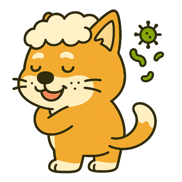 귀 뒷부분 세균