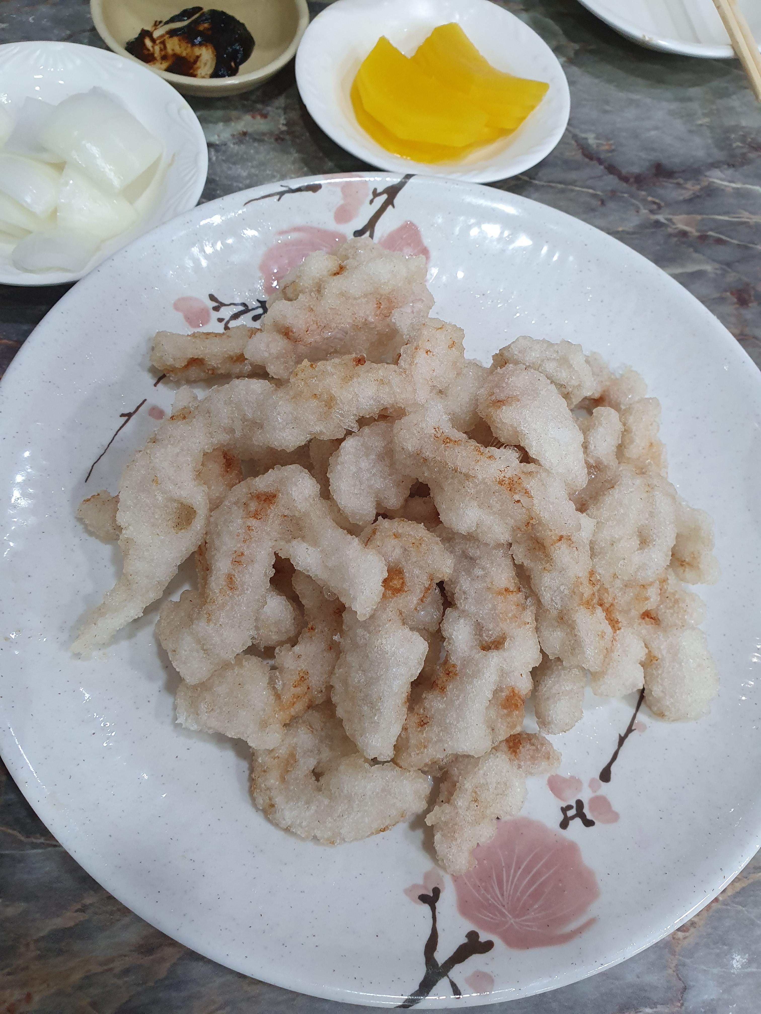 제가 엄청 기다린 희락반점 찹쌀탕수육이 등장!