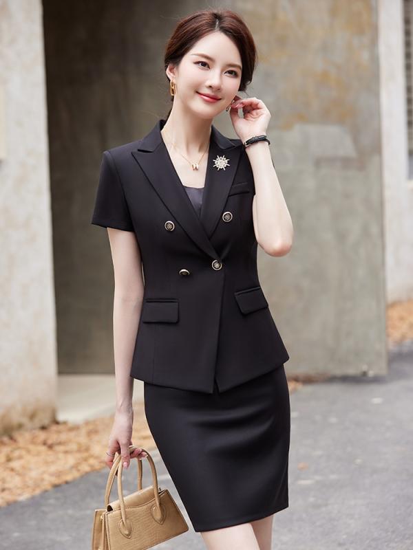 여성 반팔정장세트 봄여름 오피스패션