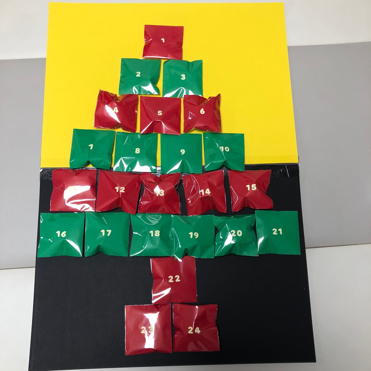 크리스마스 어드벤트 캘린더 완성샷