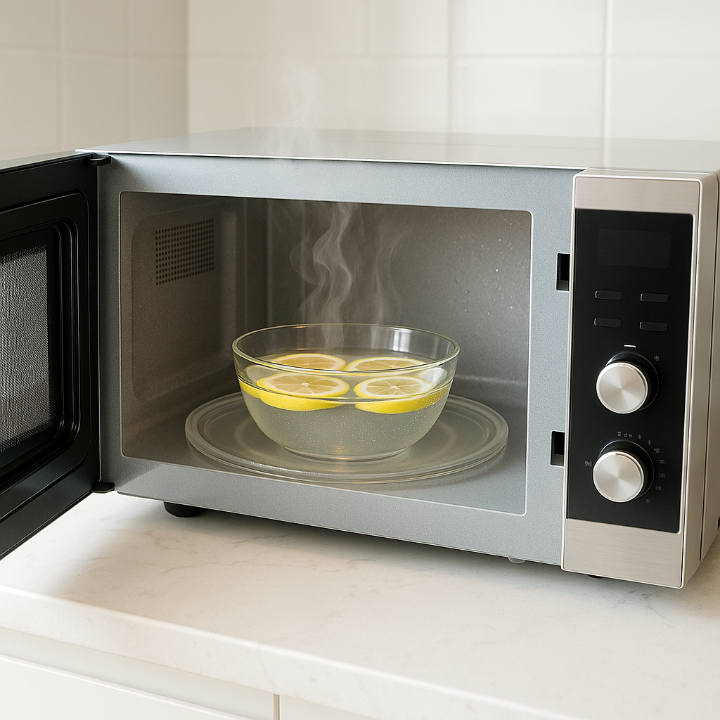 식초, 레몬, 베이킹소다 등 집에서 쉽게 구할 수 있는 재료들을 활용한 냄새 제거법부터, 전자레인지 사용 습관 개선, 청소 루틴에 대해