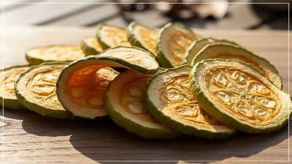 햇볕에 썰은 호박을 말리고 있는 호박고지 모습