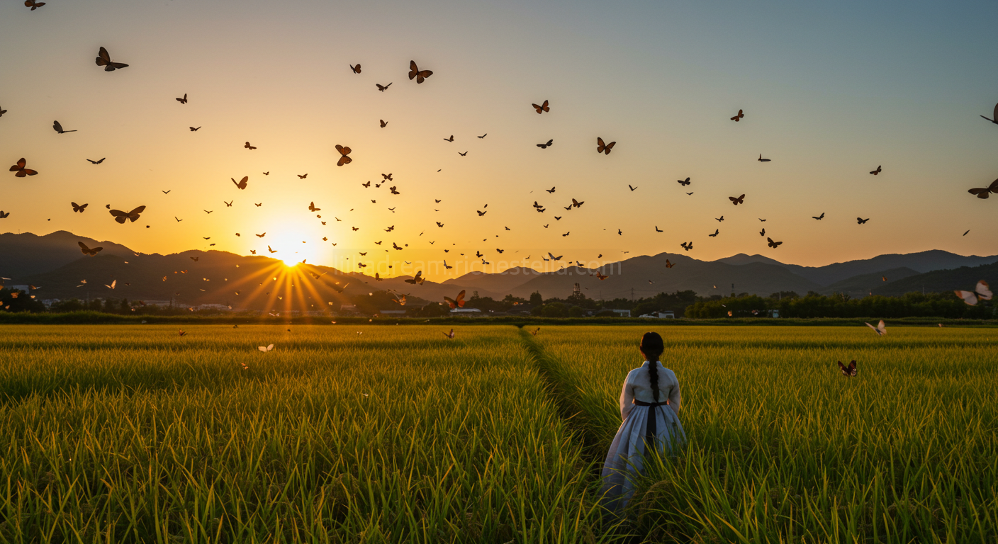 예쁜 나비를 잡는 꿈