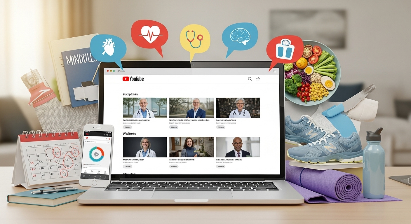 중년층 헬스케어 유튜브 인기 채널 (중년유튜브, 헬스정보채널, 건강관리영상)