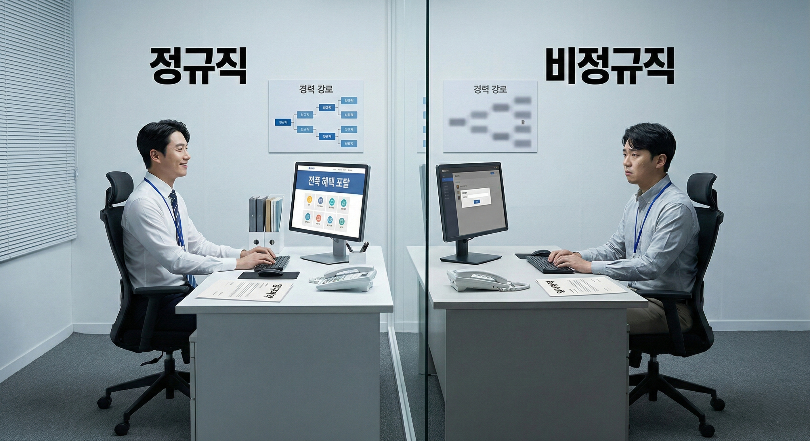 기업 내 정규직 비정규직 차별 사례