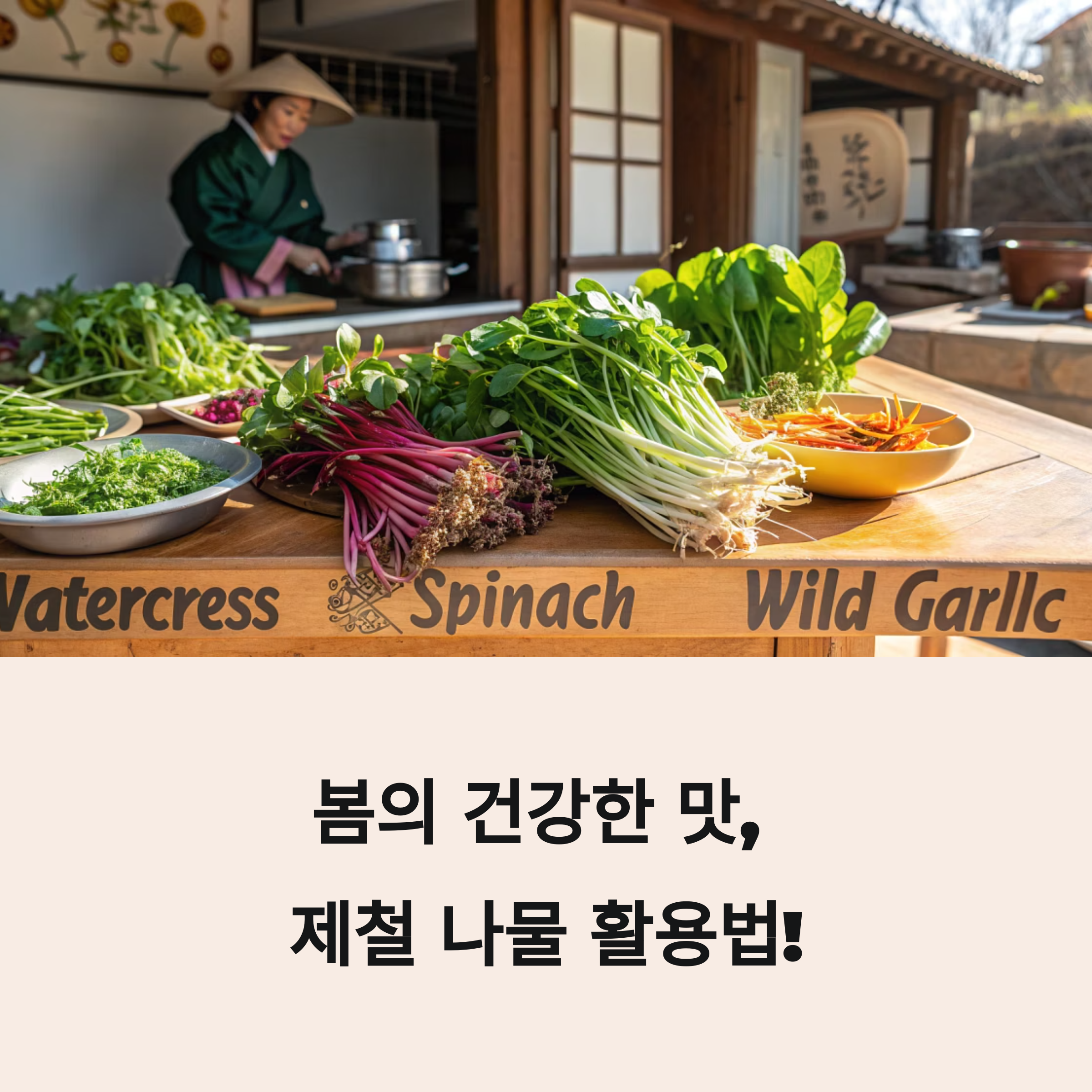 엄마가 알려준 4월 제철 나물 활용법 3가지