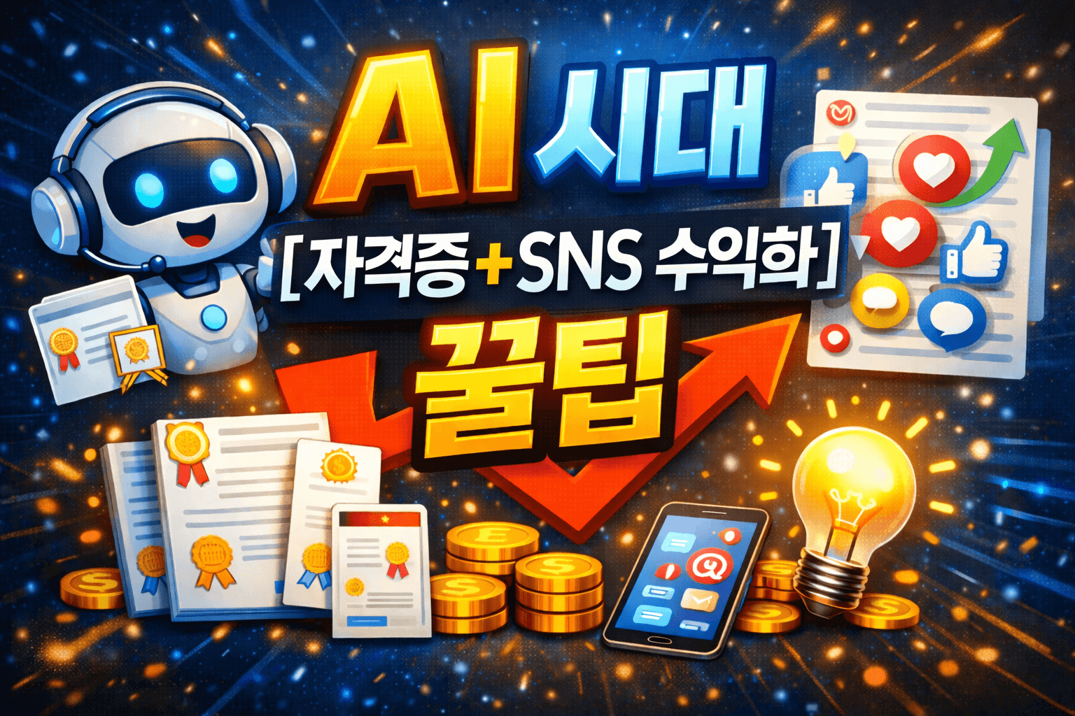 AI 자격증 블로그 수익화