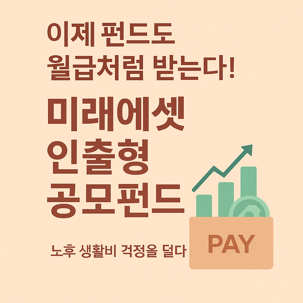 인출형 공모펀드 출시를 알리는 썸네일