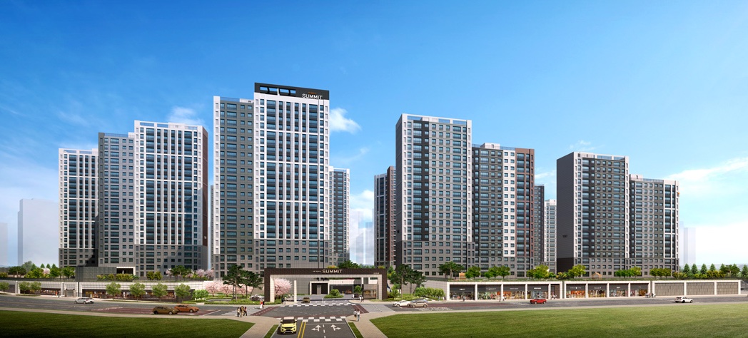 평택 고덕국제신도시 A-49블록 호반써밋 3차 전경