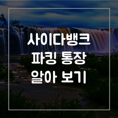 사이다뱅크-파킹통장