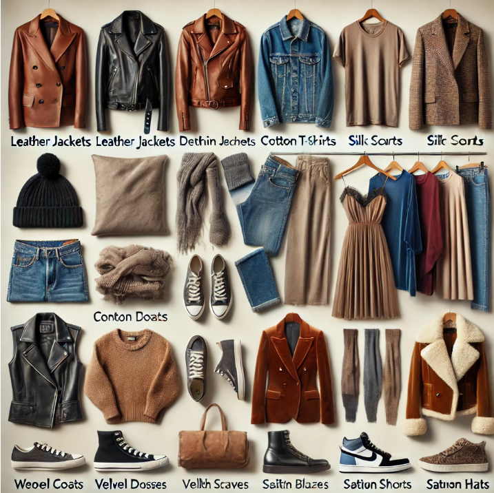 소재별 패션아이템 관리법 관련 사진 (가죽, 울, 린넨)