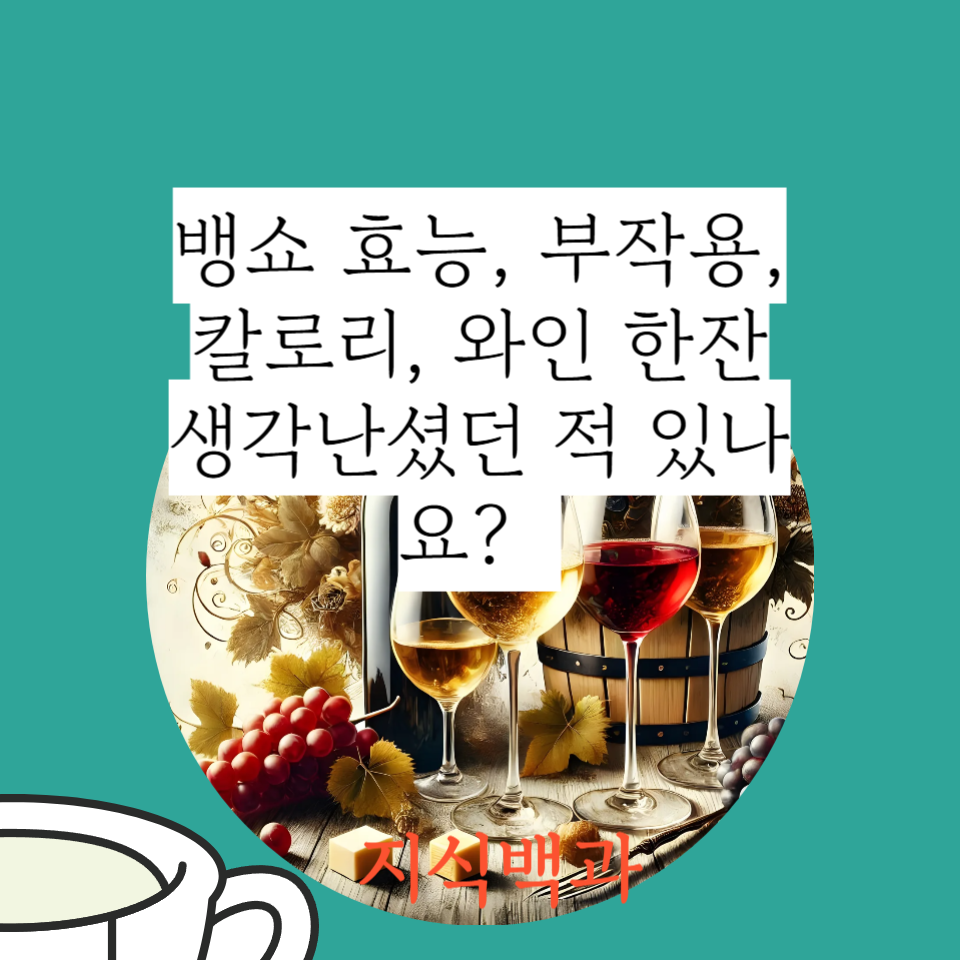 뱅쇼 효능, 부작용, 칼로리, 와인 한잔 생각난셨던 적 있나요?