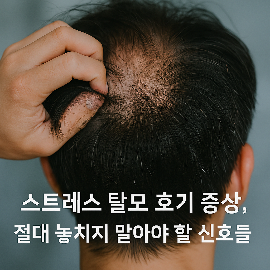 스트레스 탈모 초기 증상, 절대 놓치지 말아야 할 신호들 완전정리! 관련 사진