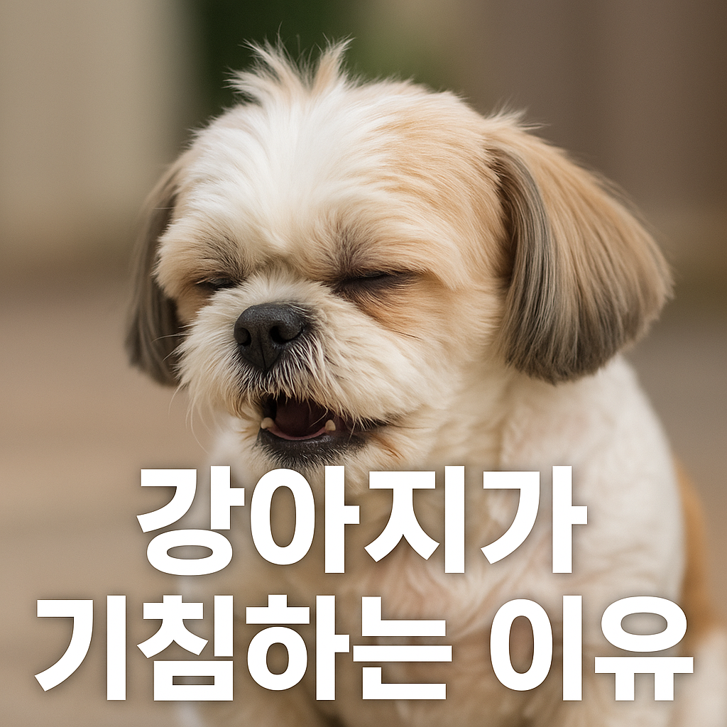 강아지가 기침하는 이유, 실사형 이미지