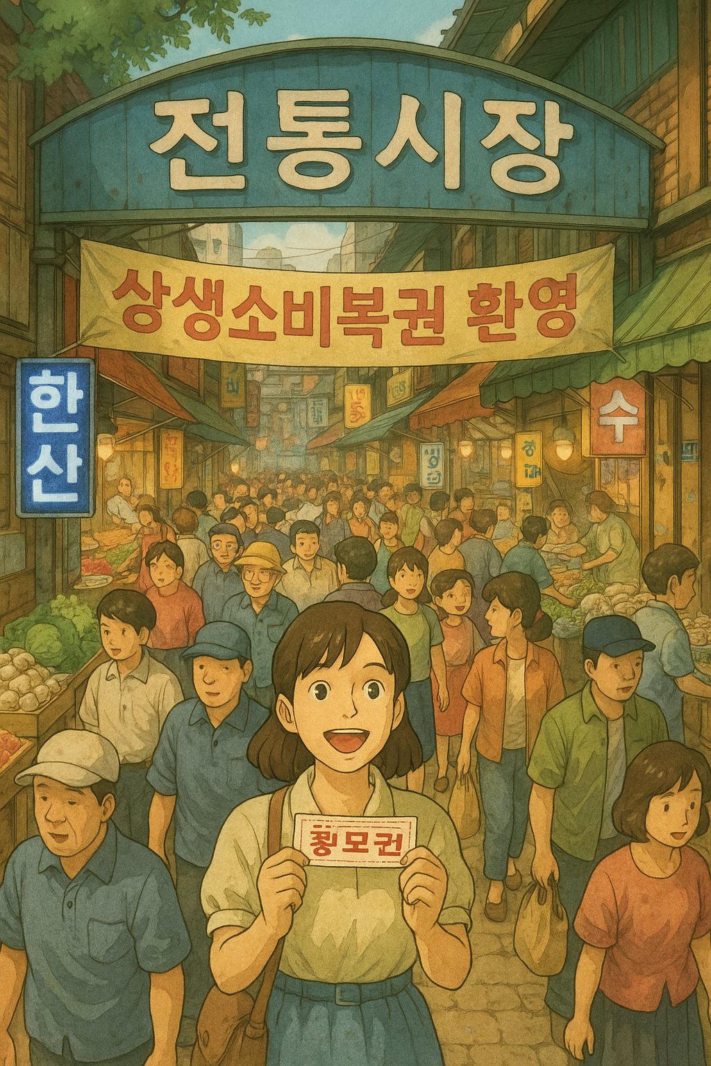 전통시장 상생소비복권 --- 지역과 소상공인을 살리는 소비 구조