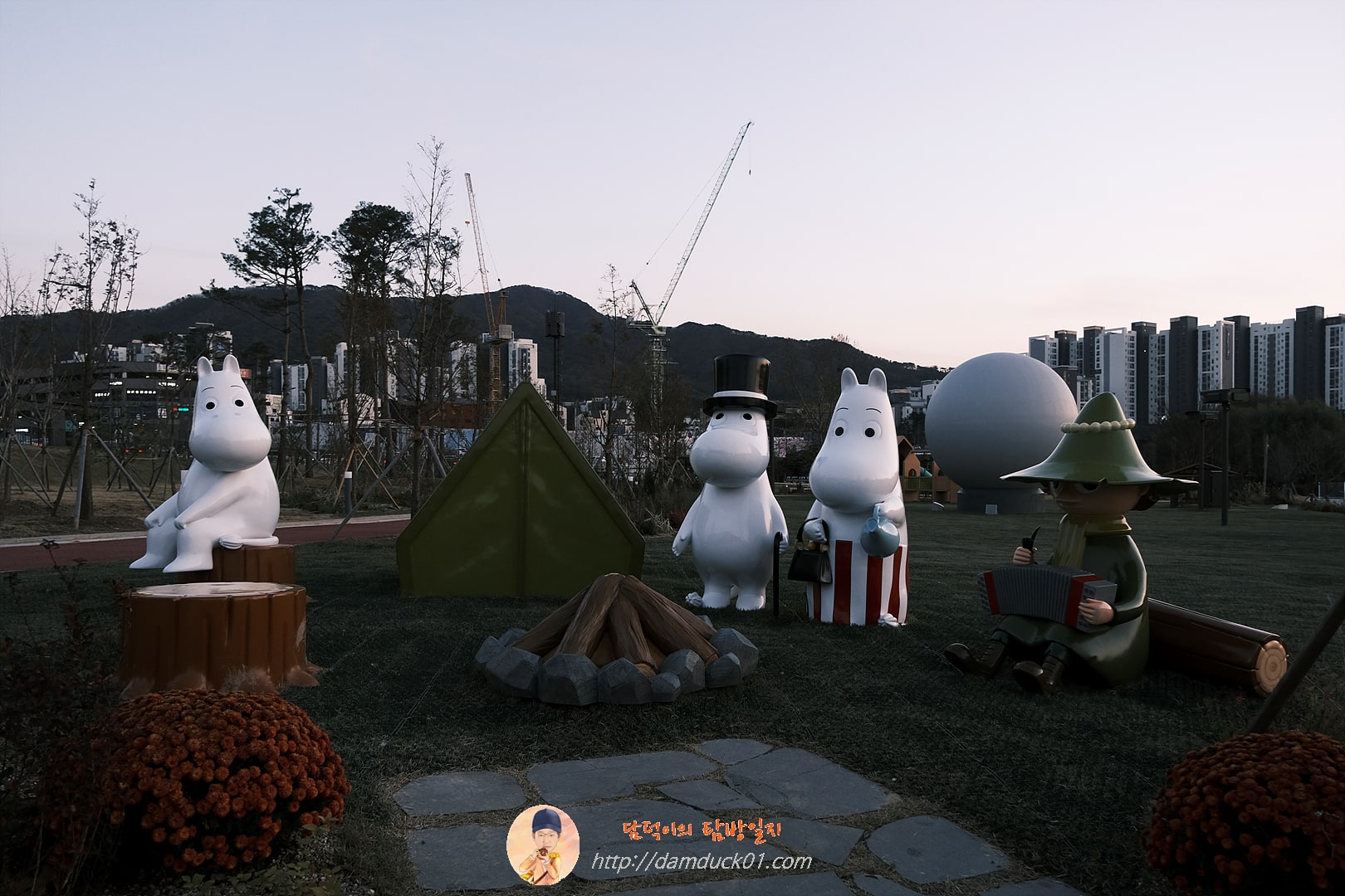 무민가족 캠핑