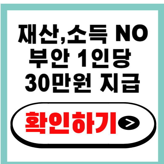 전국을 뒤흔든 "부안 1인당 30만원 지급" 소식, 지금 바로 확인하세요!