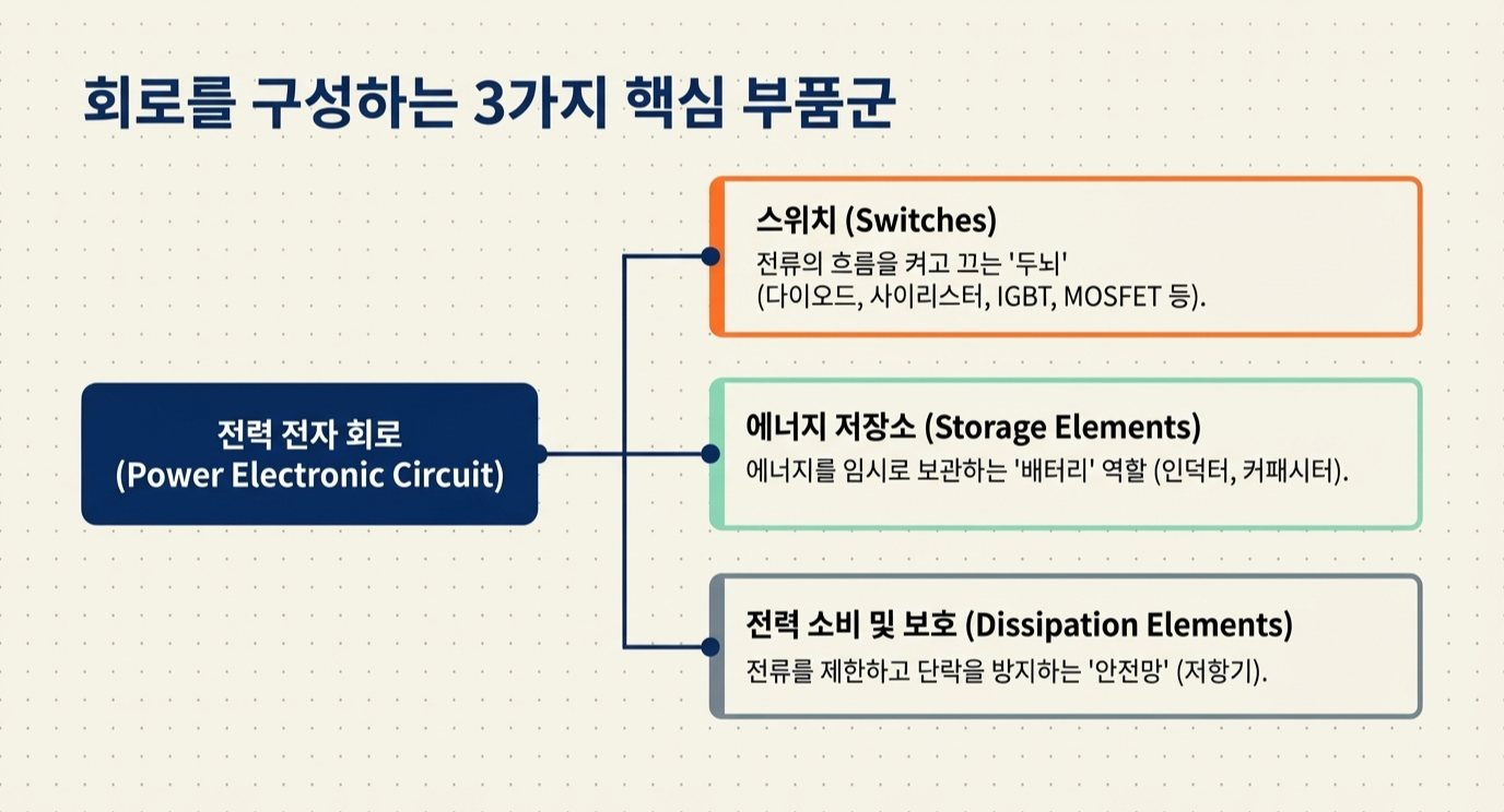 전력전자회로의 구분
