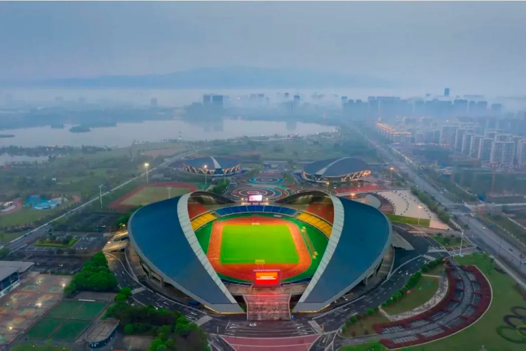 16강경기가 펼쳐지는 진화 스포츠센터 스타디움