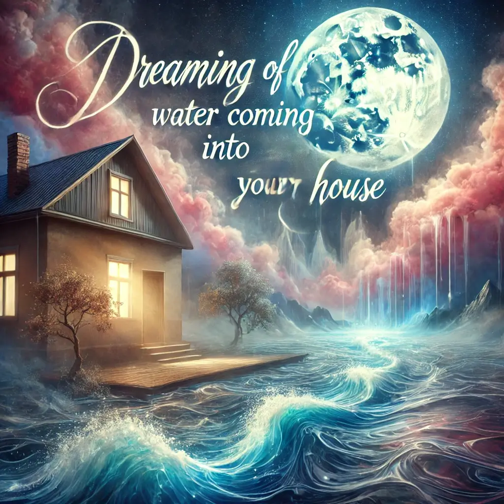 집에 물이 들어오는 꿈 해몽